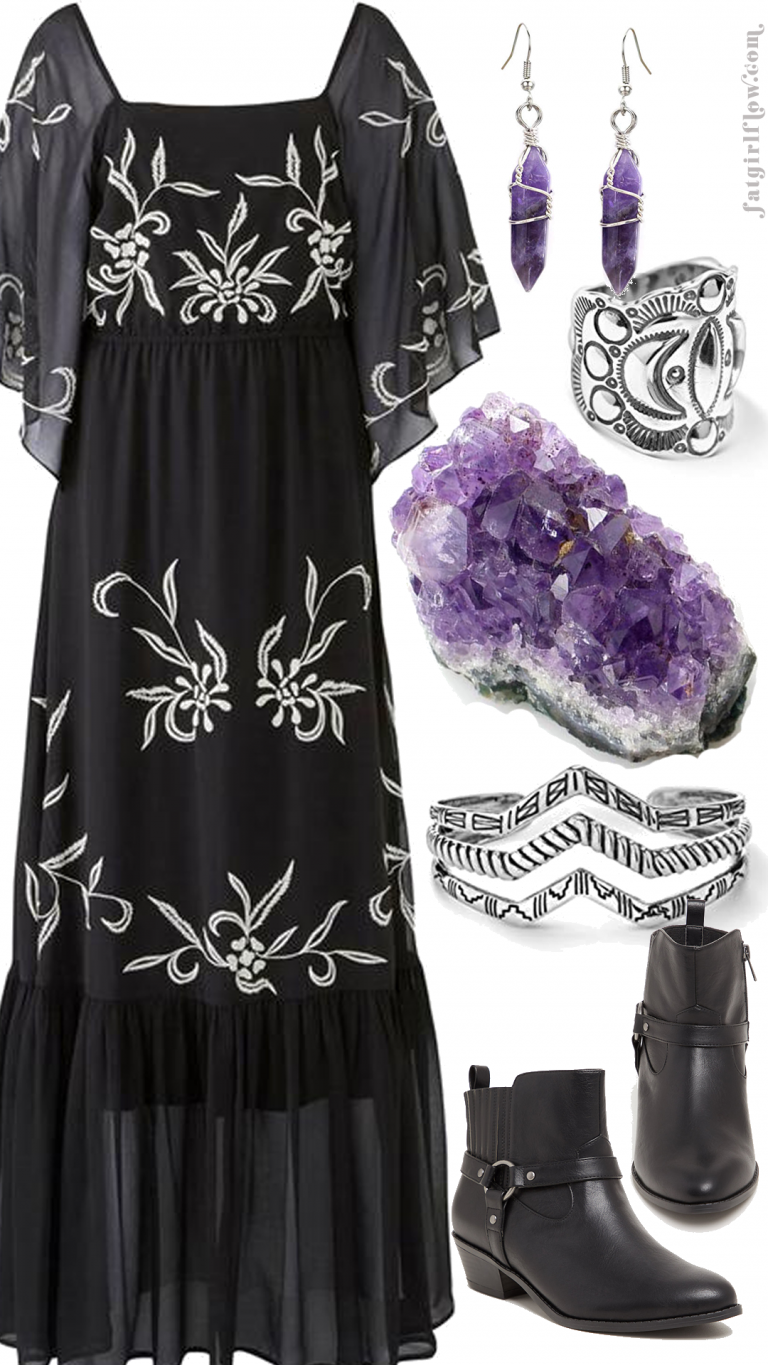 Witchy Fall Plus Size Outfit