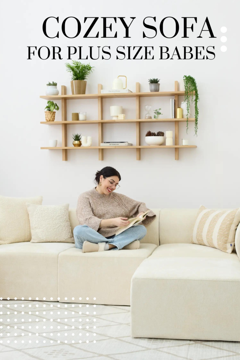Cozey Atmosphere Sofa: Big Body Friendly Comfort (and Versatility!)