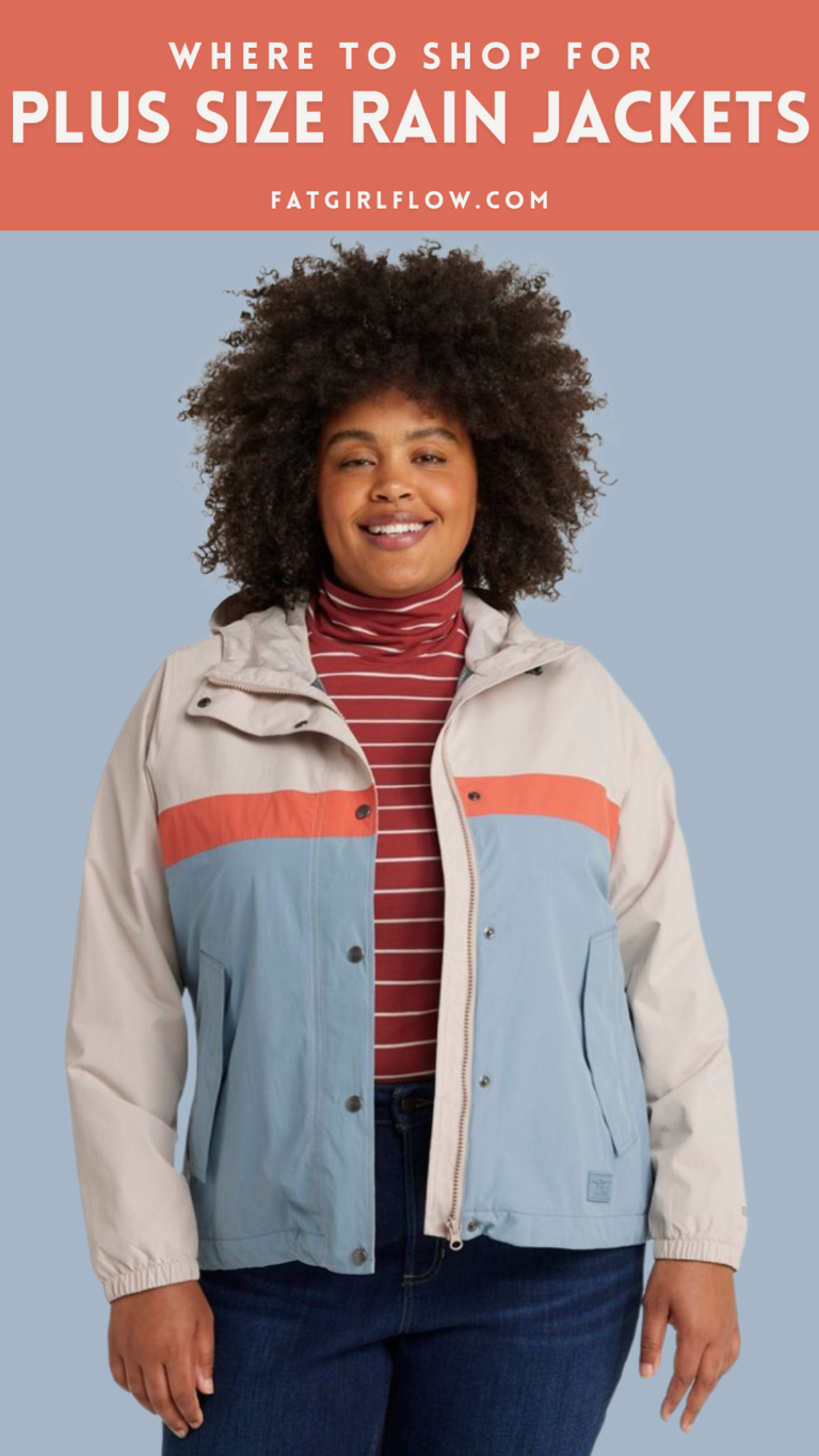 Where To Shop For Plus Size Rain Jackets